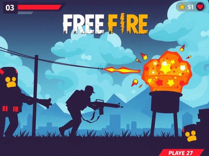 Free Fire Indian Esports Tournament Scene with Players Competing