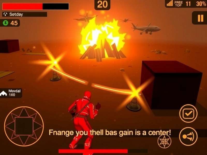 Free Fire player with headphones listening to gameplay music