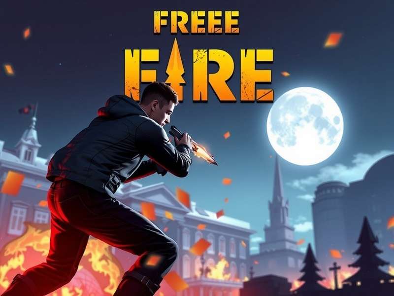 Squad gameplay in Free Fire showing character abilities and map strategy