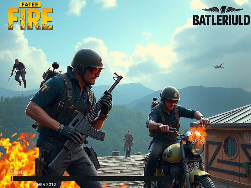 Indian Free Fire gamers competing in an intense esports tournament