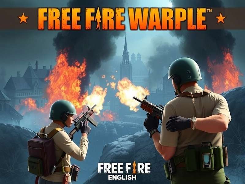 Free Fire Gameplay English Guide - Character holding AK47 in Bermuda map