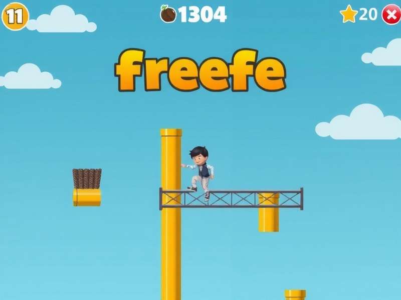 Free Fire gameplay showing squad tactics in Bermuda map