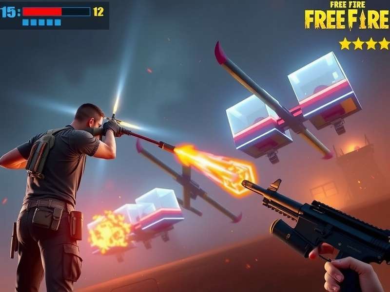Free Fire character lineup showing abilities and skills