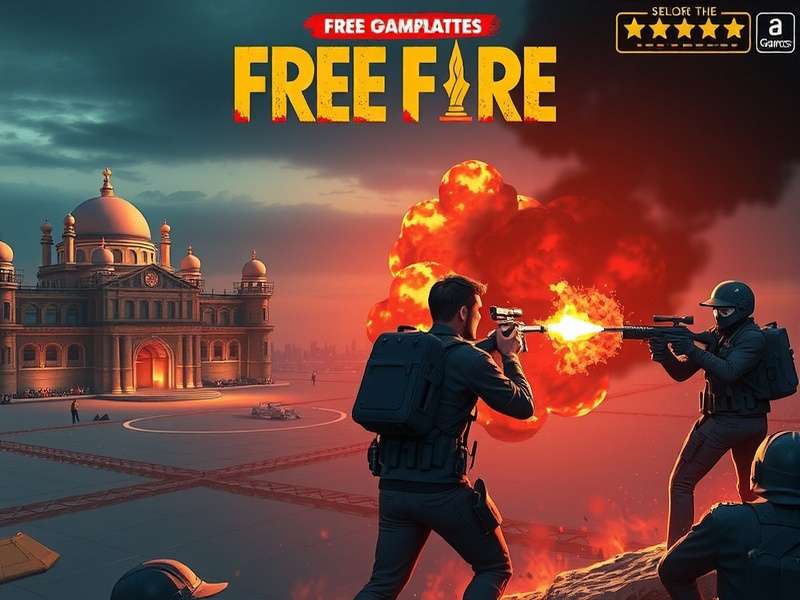 Free Fire Game Running on PC with Keyboard and Mouse Controls