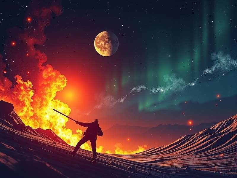 Gamer with headphones playing Free Fire on mobile