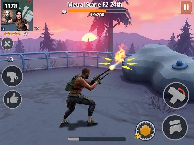 Free Fire gameplay screenshot showing intense battle