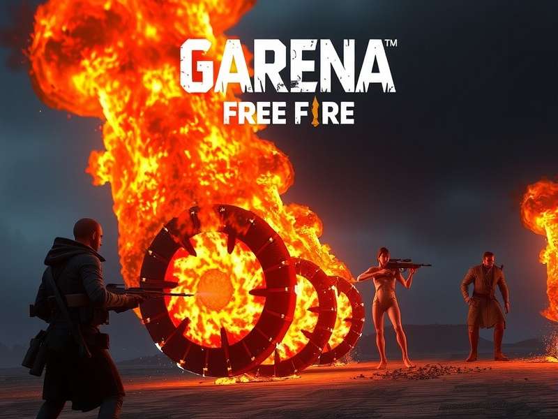 Free Fire Game Download Interface on Mobile Phone