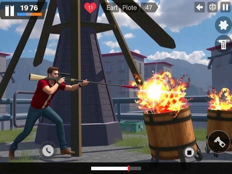 Free Fire Gameplay on Mobile Device