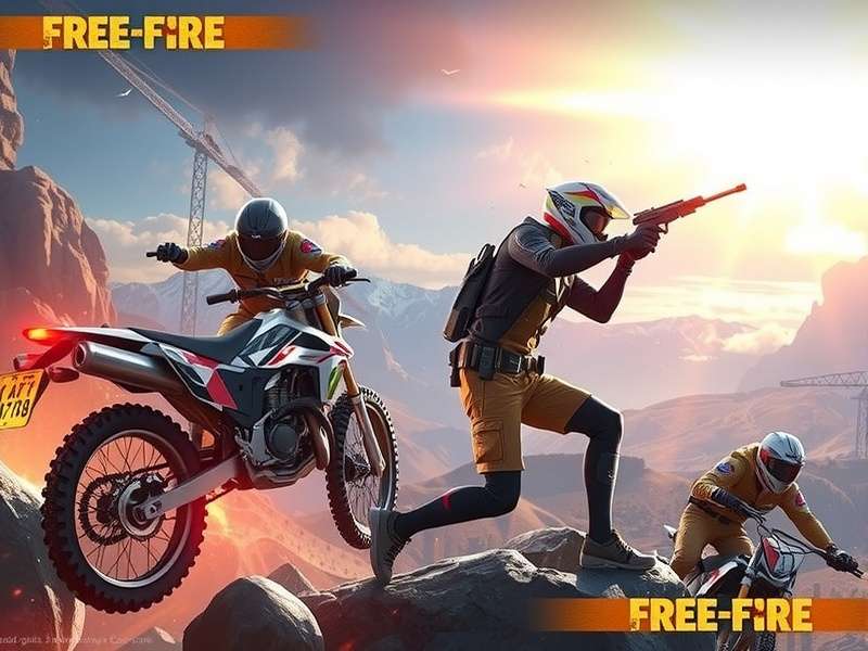 Free Fire squad in intense battle on Bermuda map