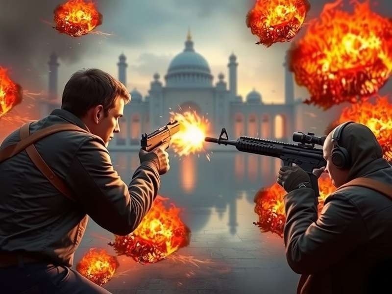 Professional Free Fire gameplay on mobile device