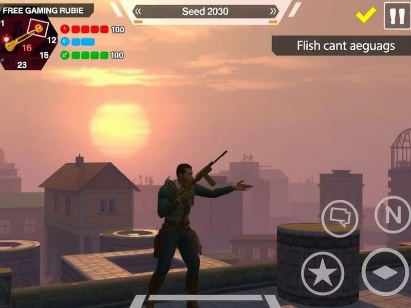 Free Fire Mobile Gameplay Action Scene