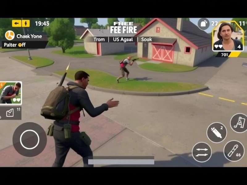 Garena Free Fire Gameplay Screenshot - Battle Royale Action