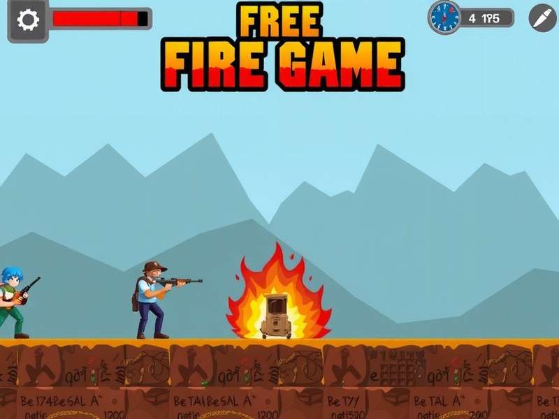 Comparison diagram showing Free Fire on phone vs laptop browser