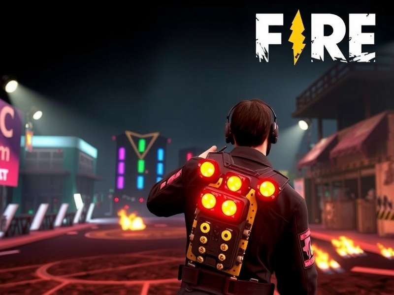 Free Fire Game on PC Laptop Screen