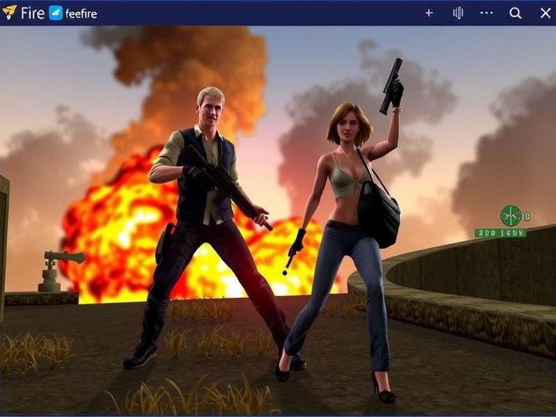Free Fire on Chromebook screen