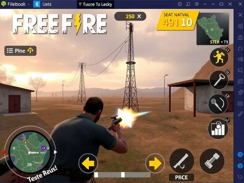 Free Fire gameplay on PC with enhanced graphics
