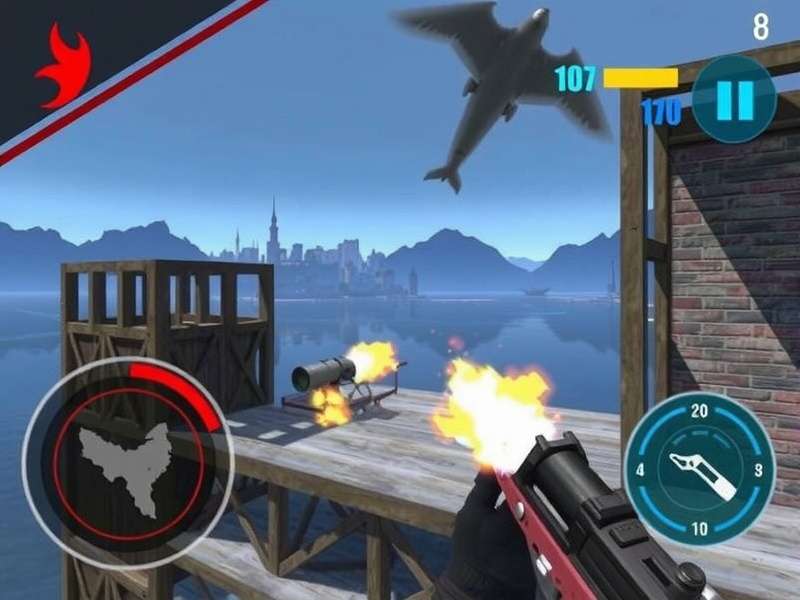 Free Fire gameplay on mobile device