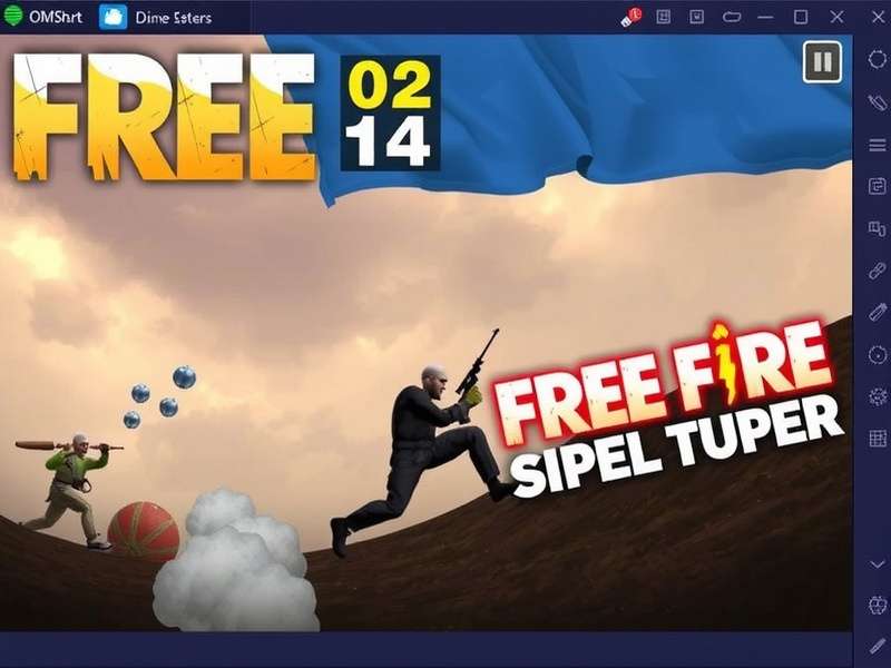 Free Fire Gameplay Action Scene on Mobile