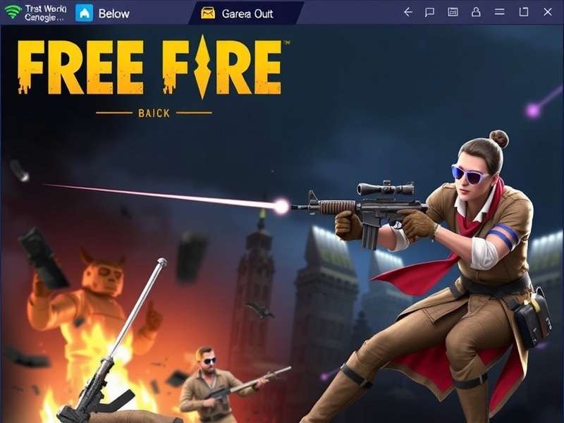 Garena Free Fire PC Gameplay on high settings showing detailed graphics