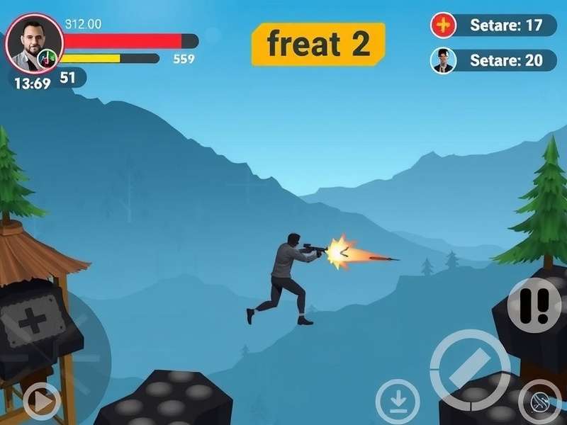 Free Fire Squad Gameplay in Bermuda Map