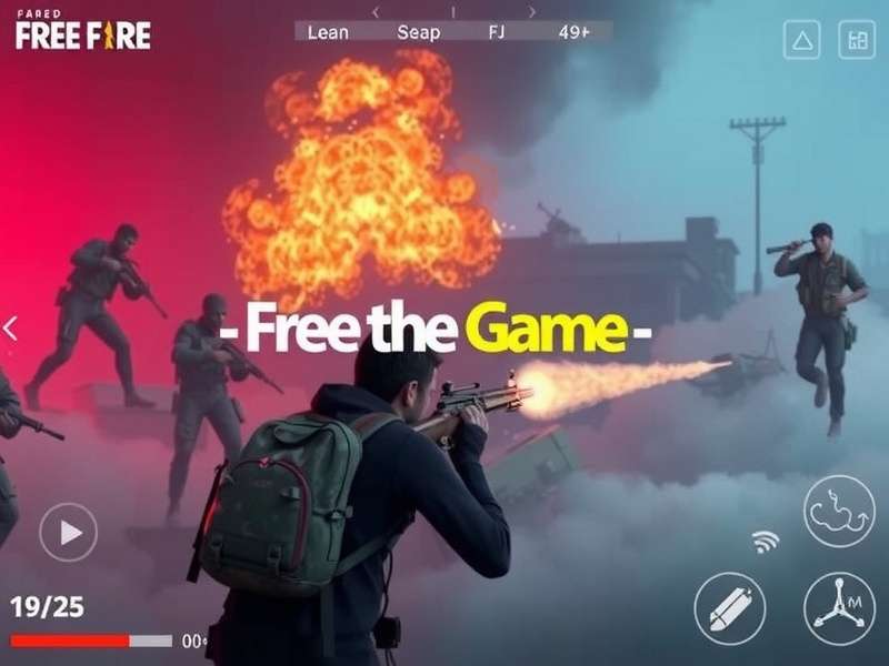 Free Fire gameplay on laptop setup with keyboard and mouse for Indian gamers