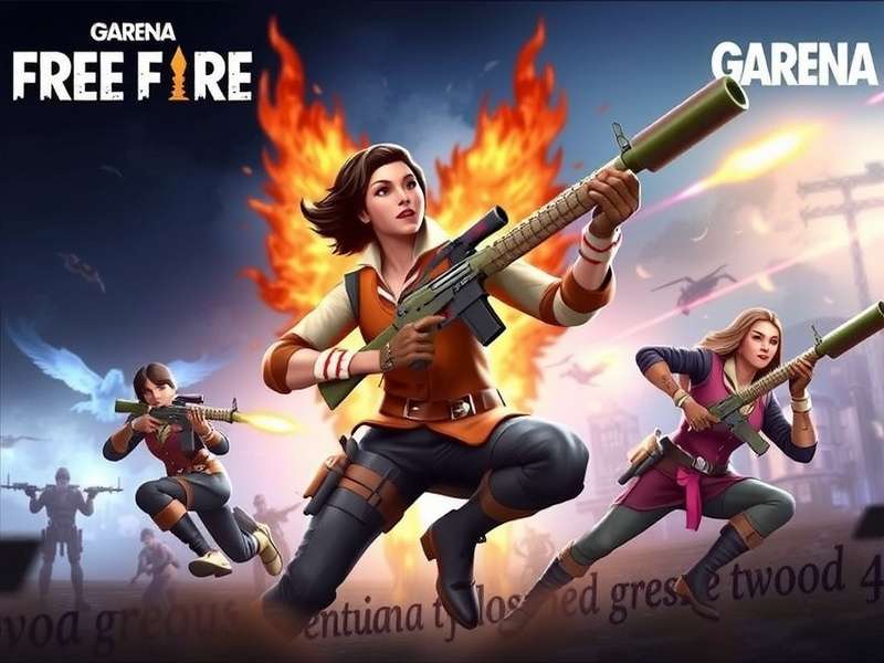 Garena Free Fire game download banner – battle royale action for Indian players