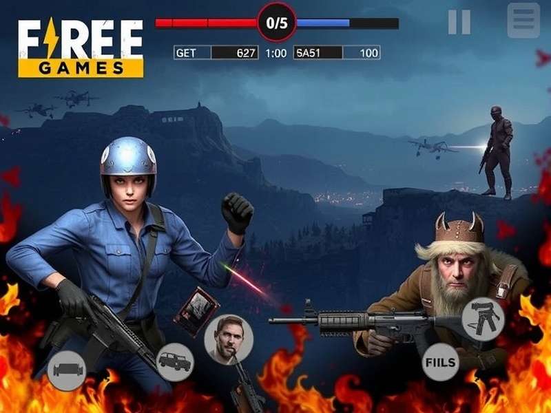 Free Fire Game PC Play – Indian gamers playing Free Fire on PC with high graphics